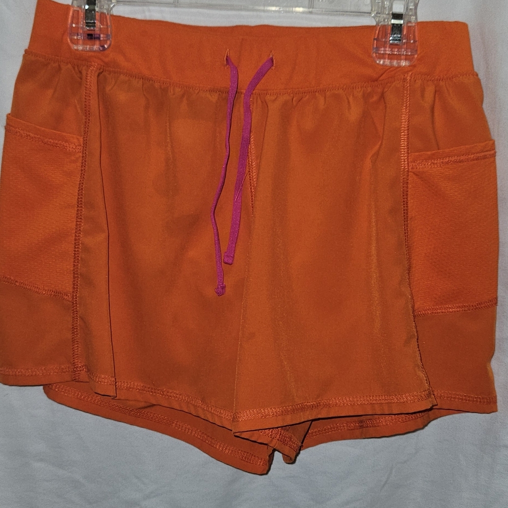 Tek Gear Women's Orange Athletic Shorts